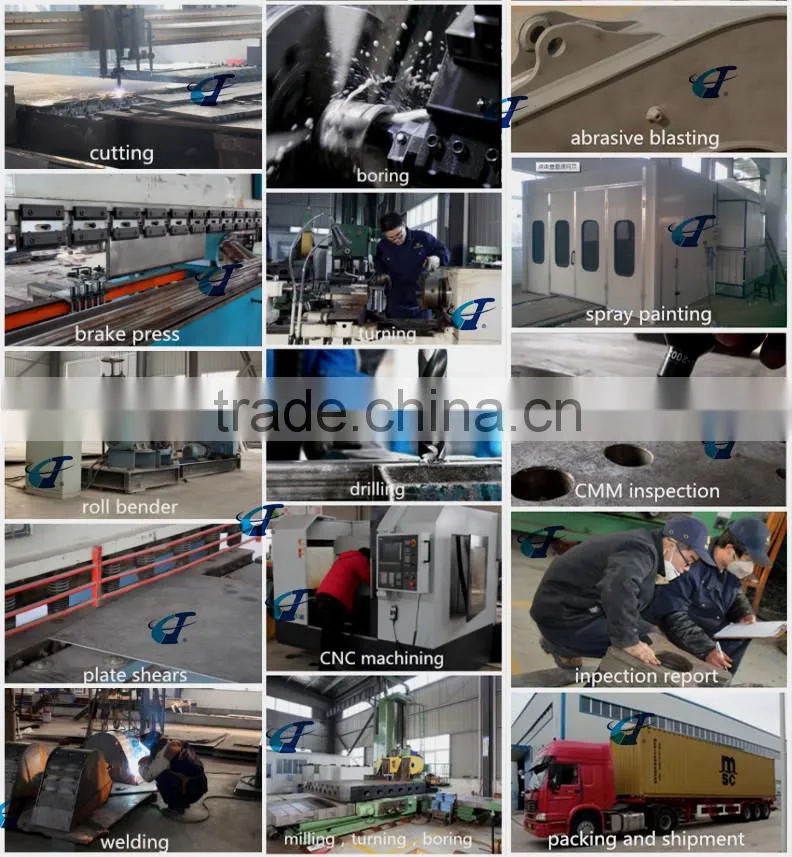AWS certificated Welding service heavy steel structure fabrication