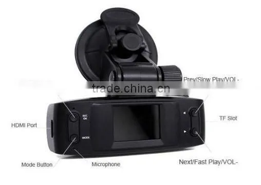 Ambarella GS8000 GPS Car DVR 1080P Full HD Motion Detection Night Vision Wide Angle HDMI 5M Camera 2.7 16:9 LCD