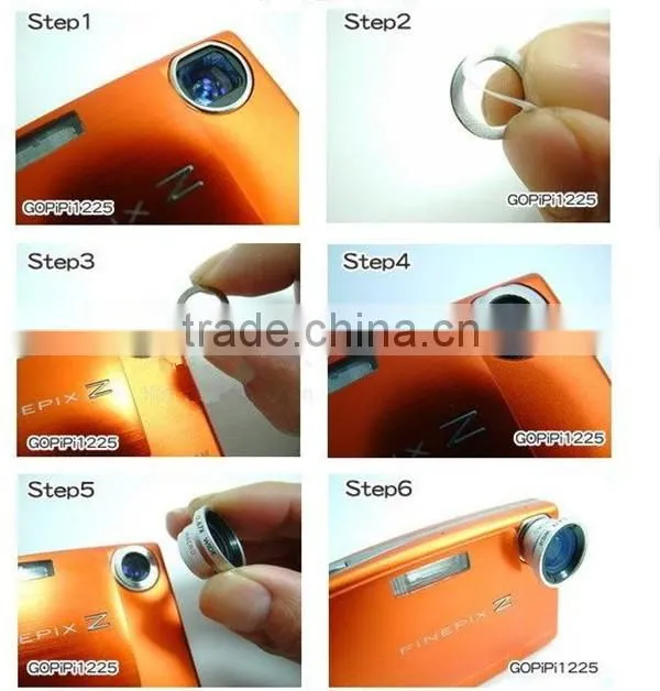 2 in 1 0.67X wide angle macro lens for mobile phone camera lens