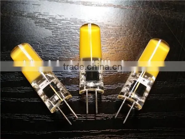 Super brightness 360 degree indoor g4 cob led bulb, 2w led lamp g4 with high lumen