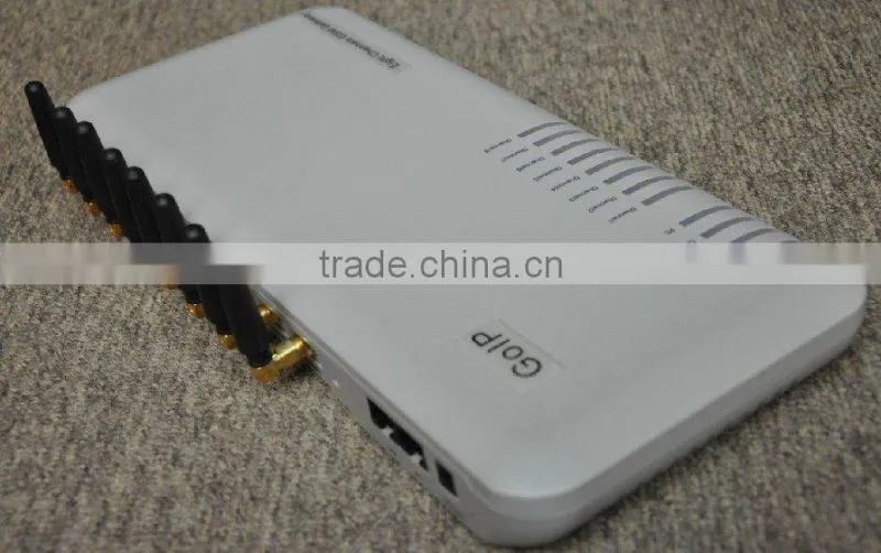 1 year guarantee 8 Channels GoIP gateway support SMS&IMEI change