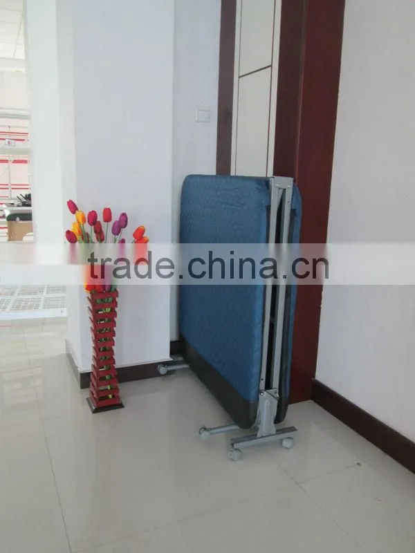 metal folding bed with cushion