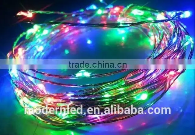 Hot Selling holiday decoration Outdoor 100 led christmas led copper string light