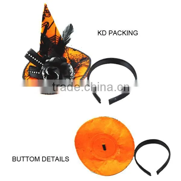 FASHION PRINTING FABRIC WITCH HAT HEADBAND