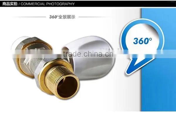 brass material chromed finish hydraulic valve , cold water angle valve