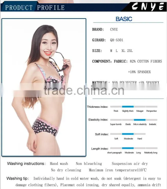 CNYE 2015 High Quality womens swimwear fashion one piece swimwear