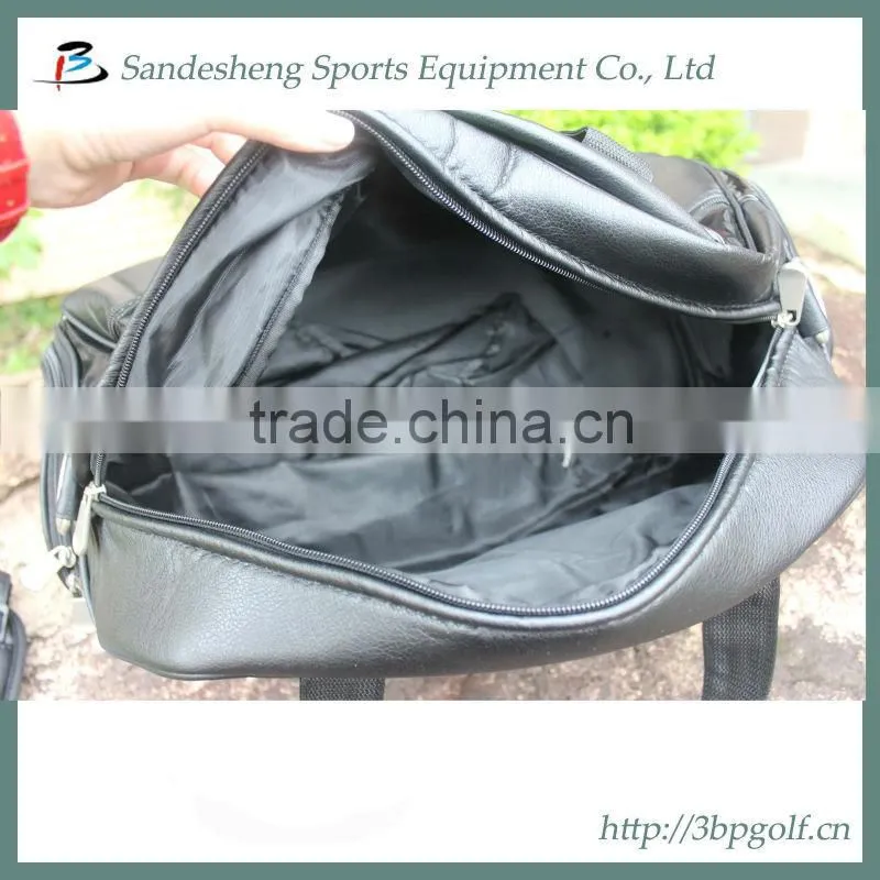 High quality pu leather golf boston bag set