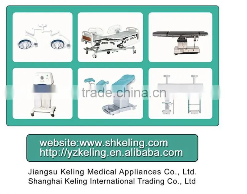 KL-ET600C Plastic medical trolley with drawer Medical Emergency Trolley