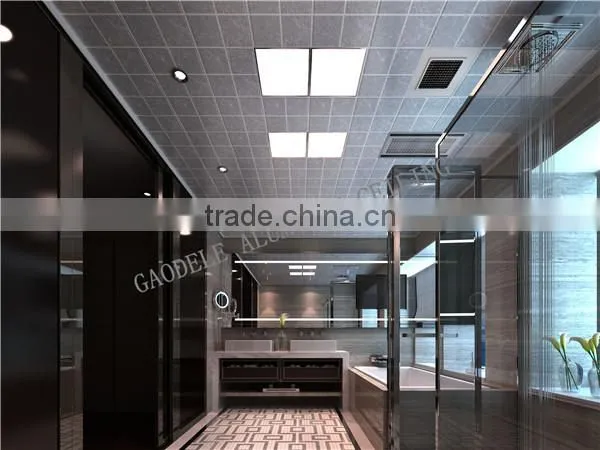 Stone Pattern Aluminum Ceiling Tiles for Bathroom 300*300mm
