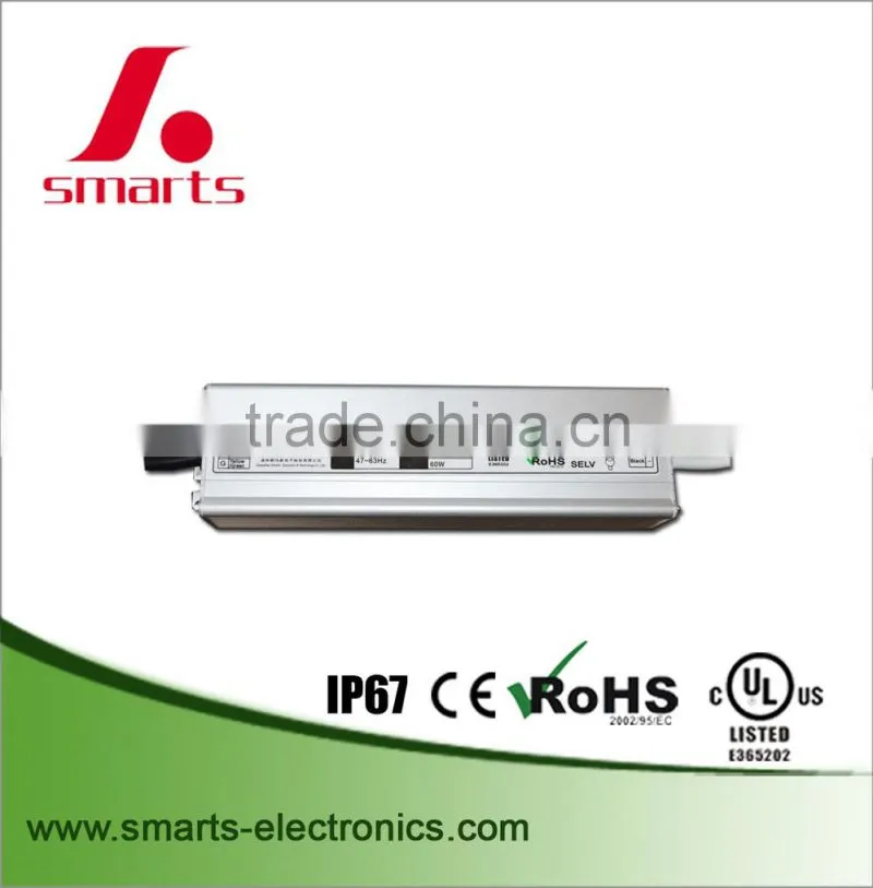 Constant current 50w 56w led power driver 1400ma waterproof led lighting power supply
