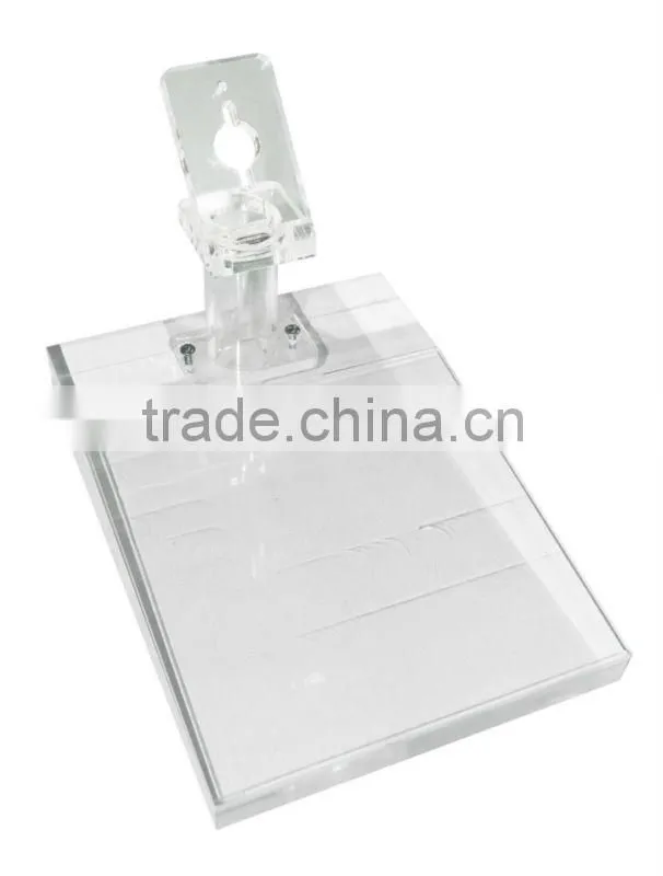 Acrylic mobile phone security display holder + security alarm systems for ipad table pc