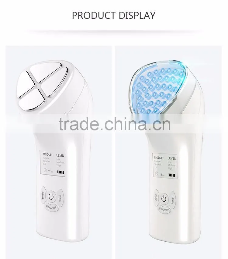 vibrador de masaje facial led facial light as seen on tv face lift device