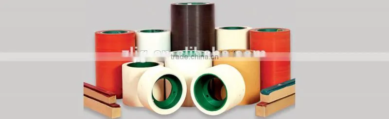 polyurethane aluminum drum rice mill rubber rolls