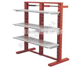 3 tie Clothing display stand/three tier glass assembly lines platform
