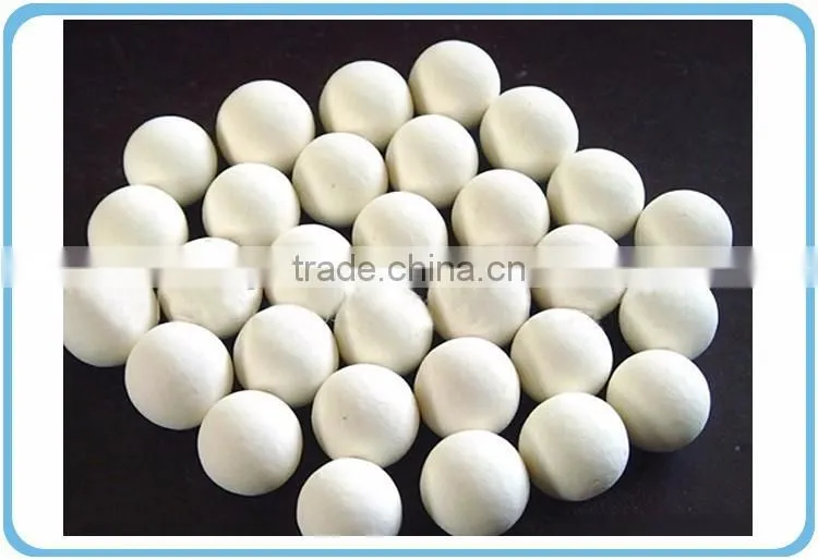 Hard and thick material high alumina ball in China