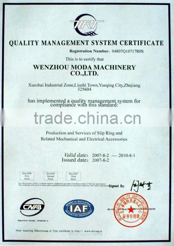 through 50mm bore Slip Ring