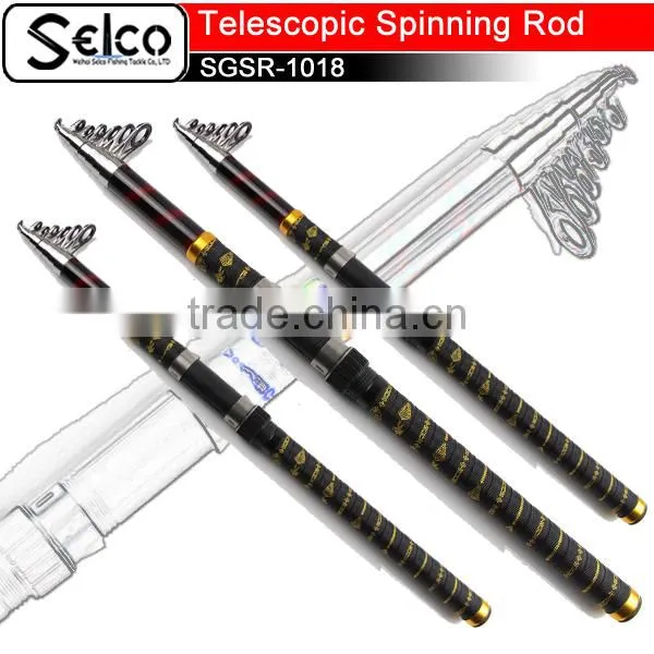 Fiber glass telescopic fishing rod ,chinese fishing tackle