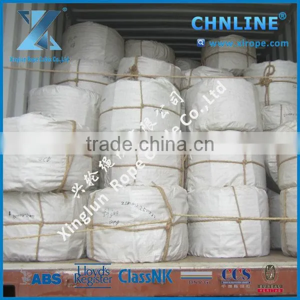 3-strand natural fiber sasal/sisal rope Helicopter anti slip network