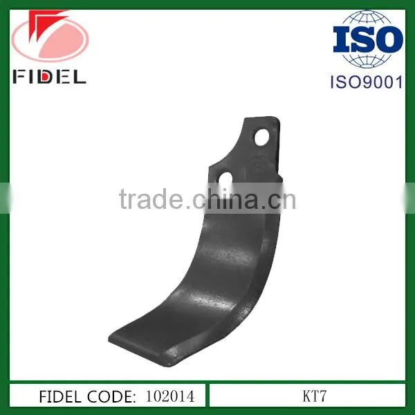 HIGH QUALITY ROTAVATOR BLADES, L type power tiller blades for sales