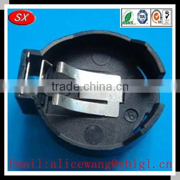 Nickel plating/copper/stainless steel battery holder with switch,electric toothbrush holder, d cell battery holder