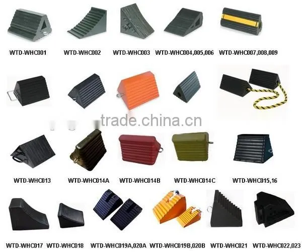 2.1kg PU wheel chock blocks for parking