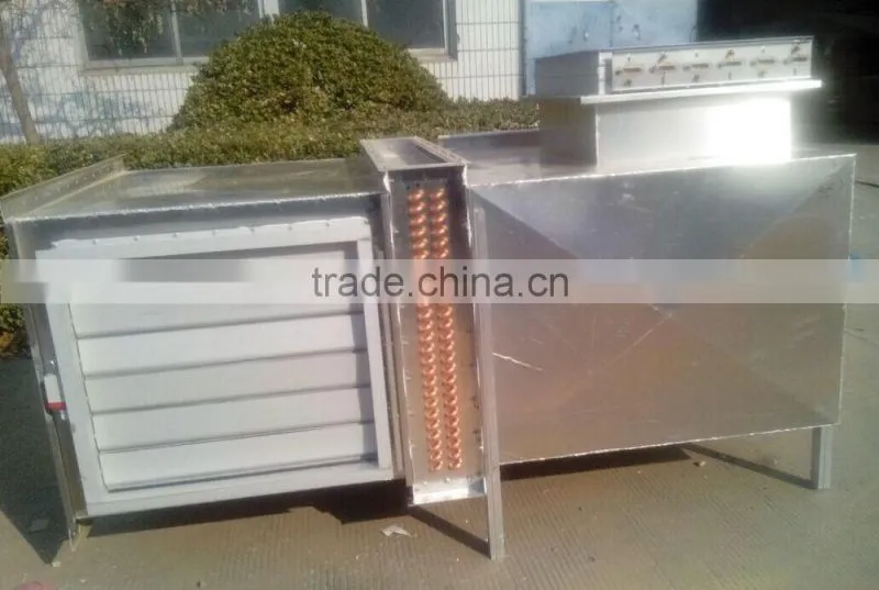 Aluminum ventilation system in greenhouse
