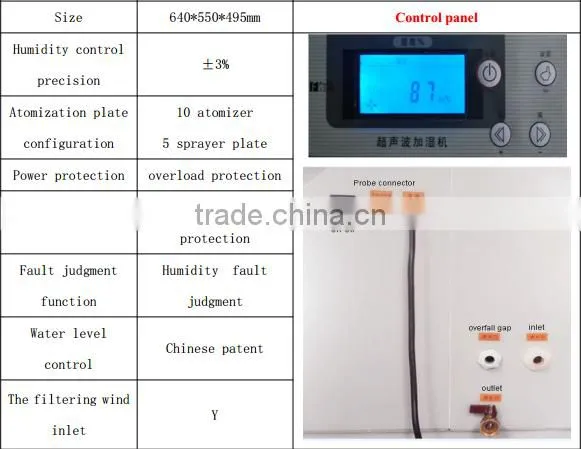 10 heads ultrasonic mist maker with float