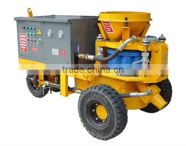 Shotcrete nozzle for shotcrete machine