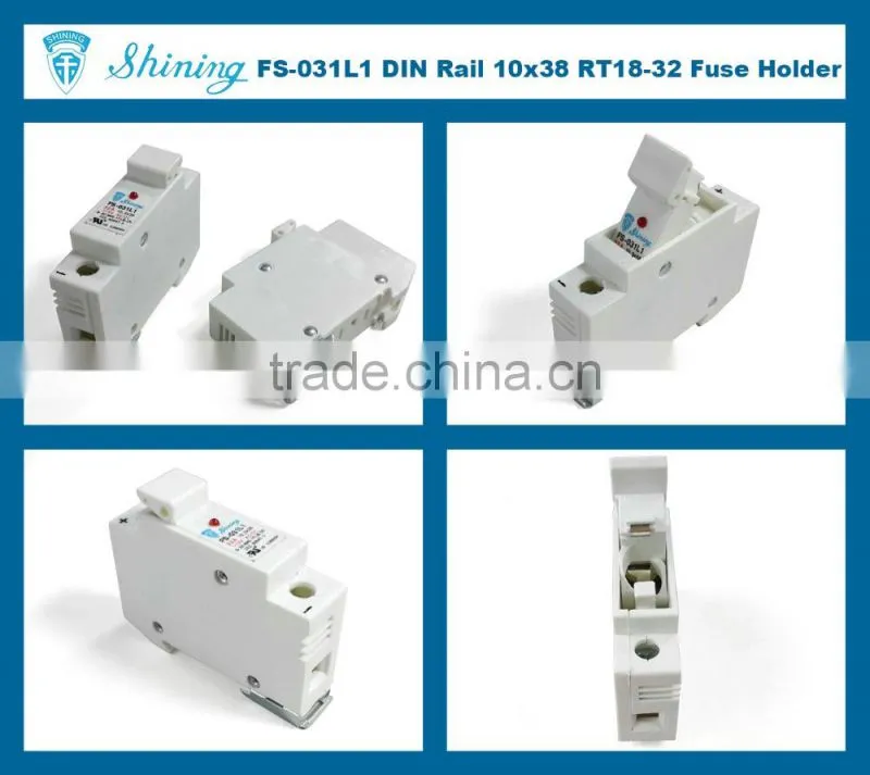 FS-031L1 In-Line RT18-32 10x38 110V High Voltage Fuse Holder