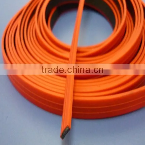 Graphite based fire rated seal strip for fire door