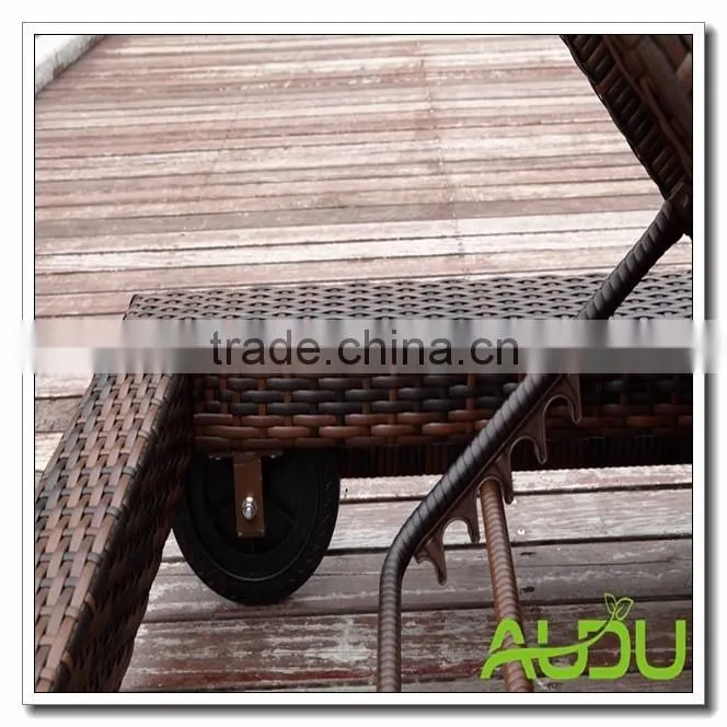 Audu Aluminium Florida Pool Wicker Outdoor Lounger
