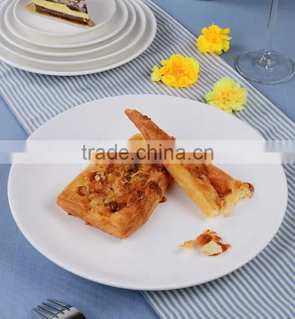custom porous ceramic plates white porcelain serving dishes