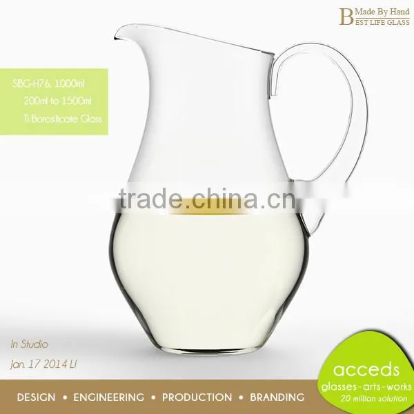 Thermos Heat Resistant Water Pyrex Wholesale Pitcher