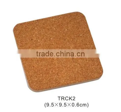 Square Cork Beverage Drink Coasters