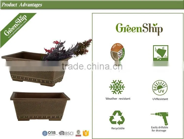 Decorative Garden bonsai pot / 20 years lifetime/ UV protection/lightweight/eco-friendly
