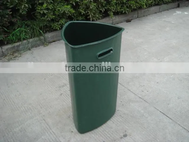 High quality glossy gel coat fiberglass garbage bins frp factory