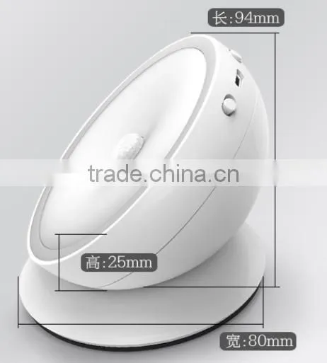 2017 waterproof led night light with motion sensor for bedroom