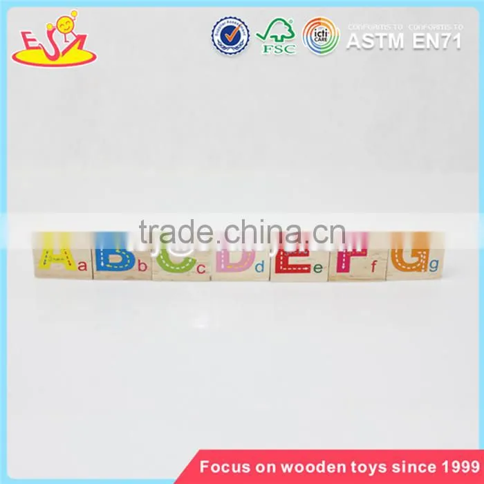 Wholesale educational kids wooden count toy baby preschool teaching aid wooden count toy W12E001