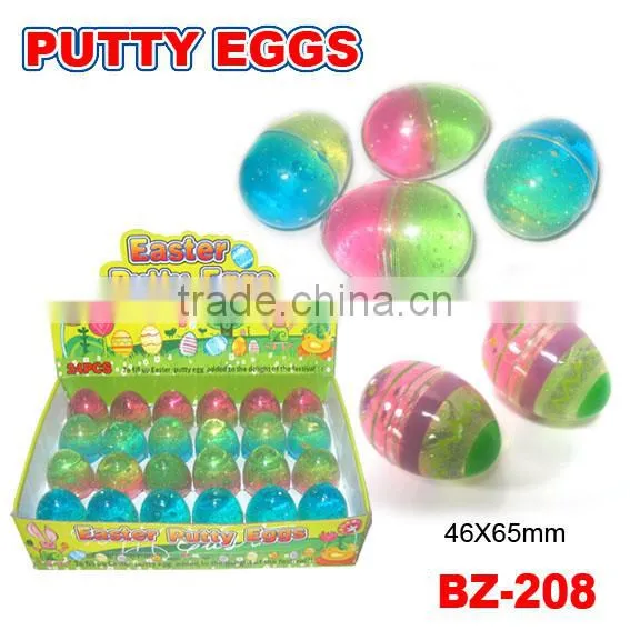 Sell Colorful Easter Glitter Egg Putty Toys For Children