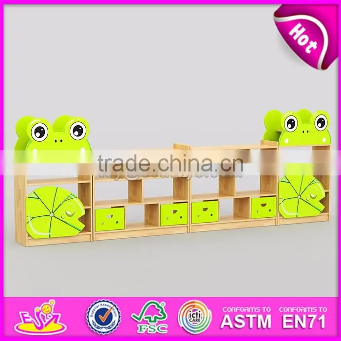 Top fashion storage furniture pretend play wooden kids grocery store W08C211