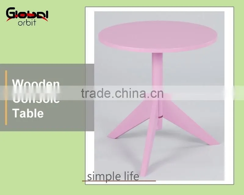 Colorful fashion furniture console round shape wooden coffee table