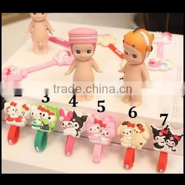 Foldable Silicon Earphone Cable Headphone Wire Ties Cord Holder Organizer,custom plastic cable holder clip manfuacturer