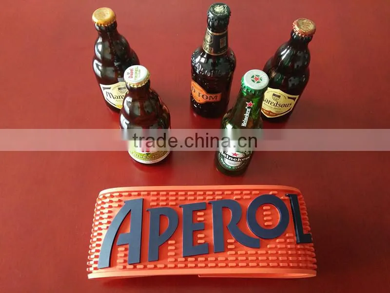 2017 Hot sale promotional Eco-friendly drip rail bar mat
