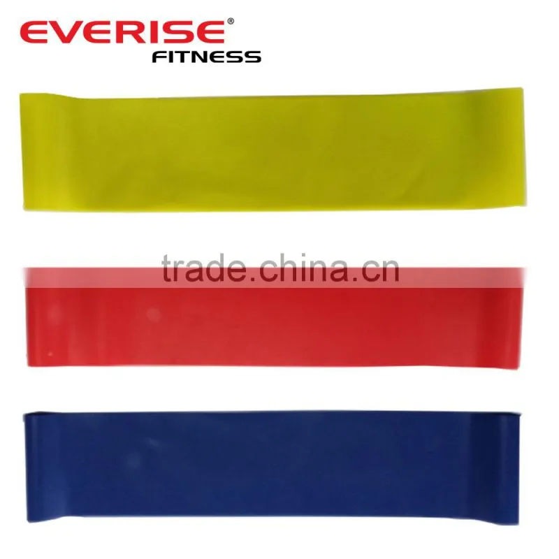 Latex Resistance Exercise Loop Bands Set with Color Box Packing