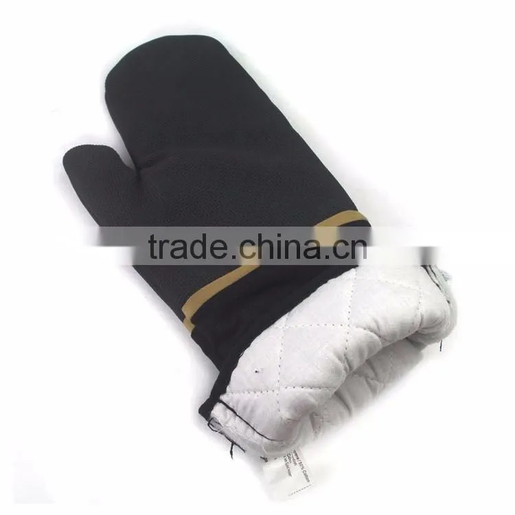 Long gray protection heat resistant oven silicon rubber gloves for kitchen cooking & BBQ