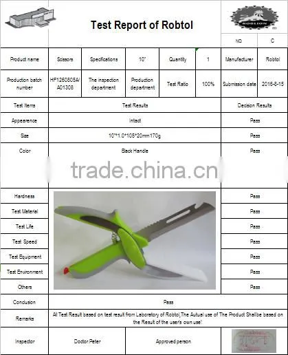 6 in 1 Kitchen Clever Scissors Shears Multi Scissors Multi Function Cutter Food Choppers Smart Knife Board Vegetable Slicer