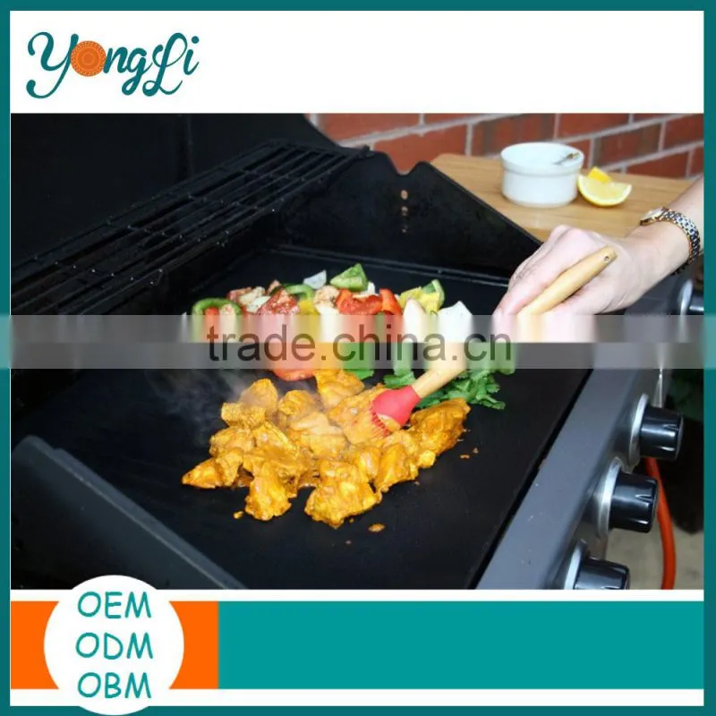 PTFE Non Stick Heat Resistant FDA Bbq Grill Mat