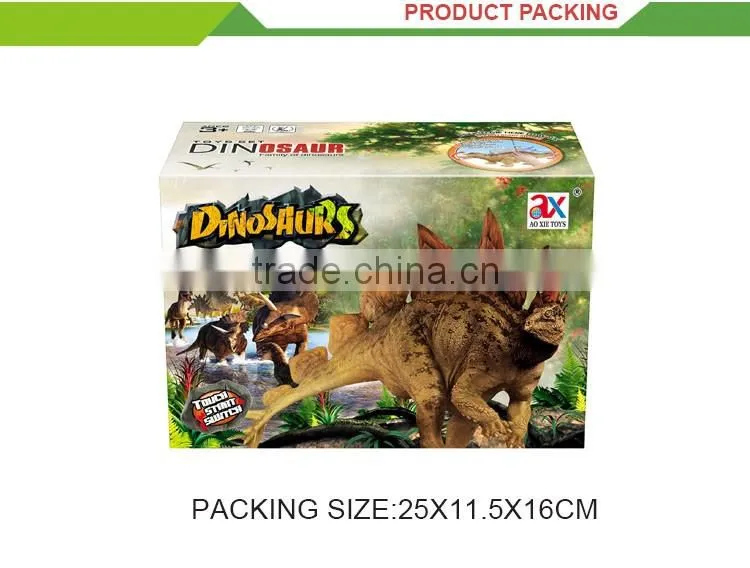 High quality plastic kids battery operated big walking dinosaur toy