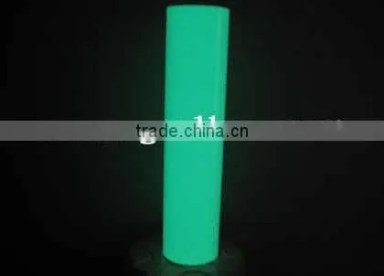 50cmx25m PU Based Green Light Glow In The Dark Heat Transfer Vinyl For Colothing