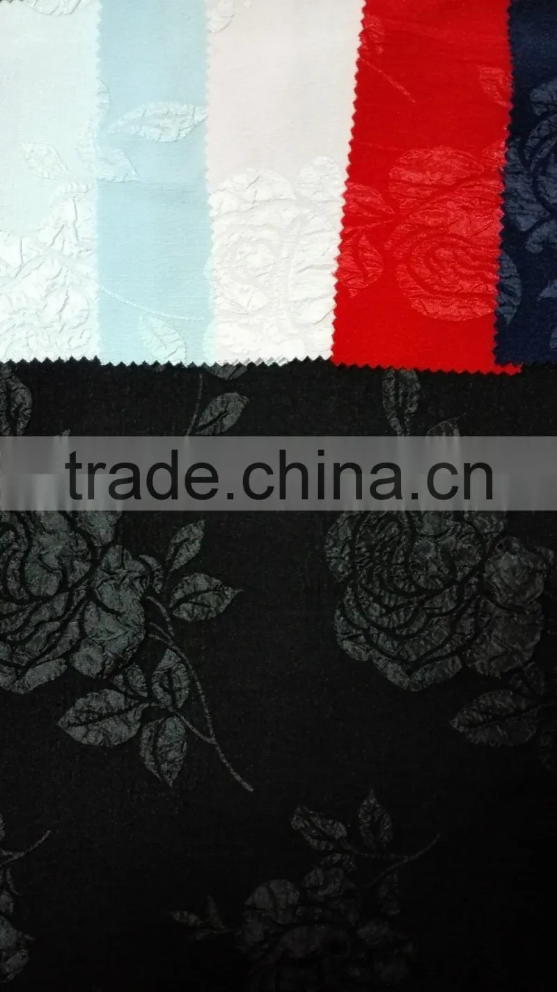 stereo feeling woven jacquard for women's dress